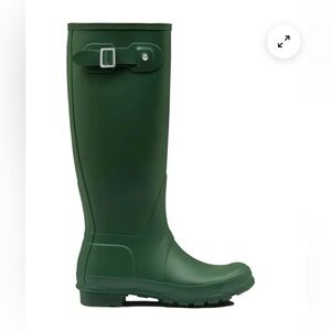 Hunter Original Tall Rain Boots (Hunter Green - Size 7) - Great Condition